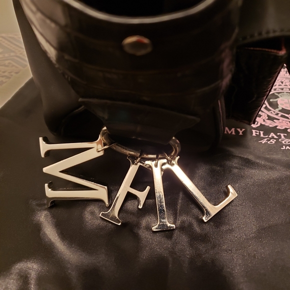 My Flat In London Black Shoulder Bag - Picture 5 of 13